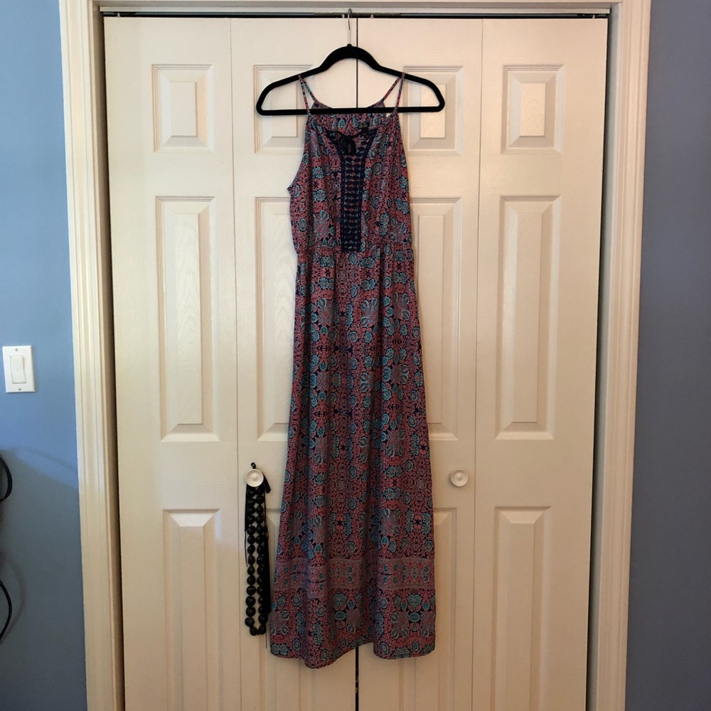 Printed maxi dress